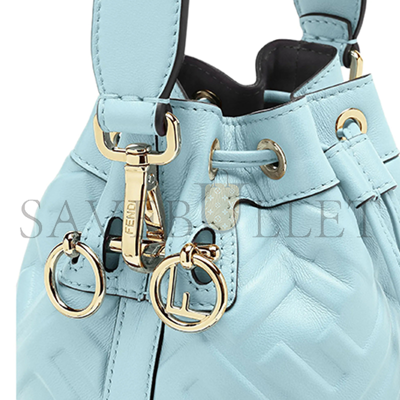 F**di mon tresor leather light blue 8bs093anwtf1pq9 (18*14*12cm)